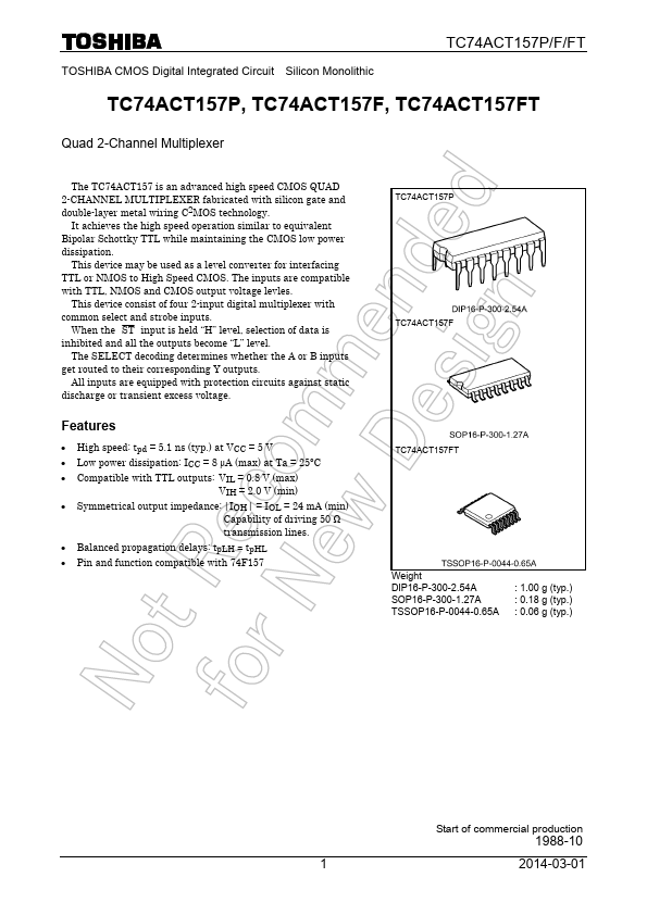 TC74ACT157P