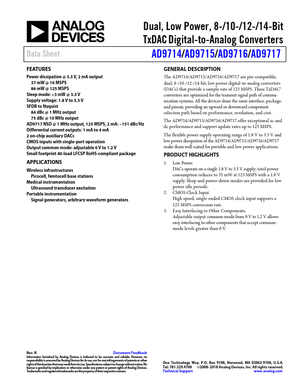 AD9714 Analog Devices