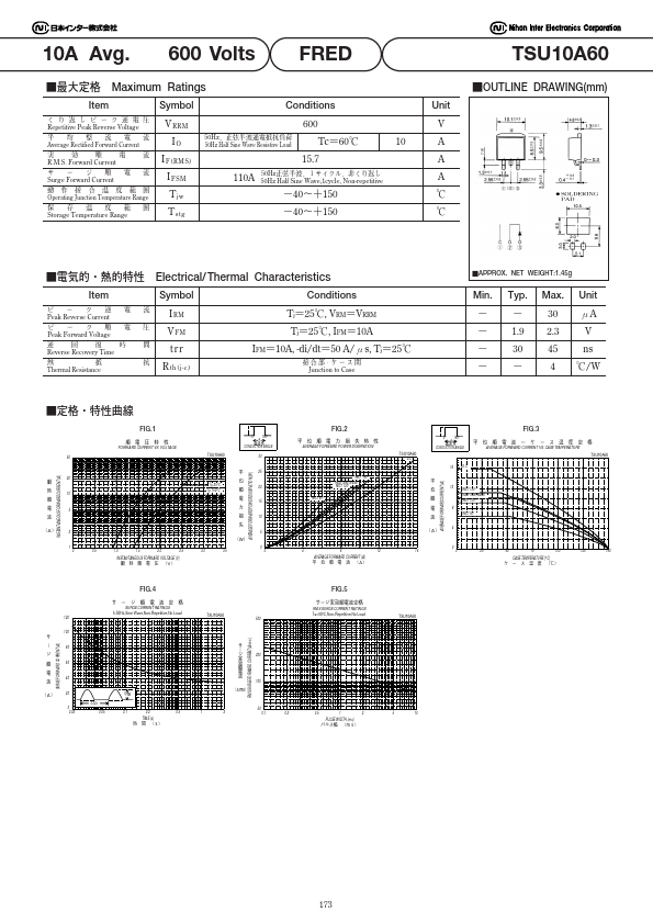 TSU10A60 Nihon Inter Electronics