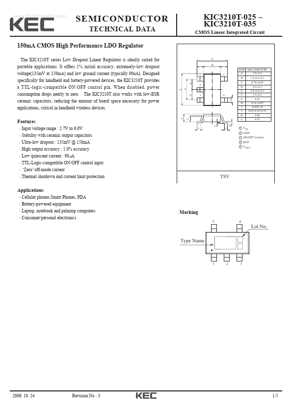 <?=KIC3210T-02x?> डेटा पत्रक पीडीएफ