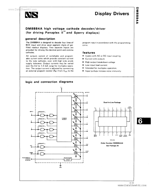 DM8884A National Semiconductor