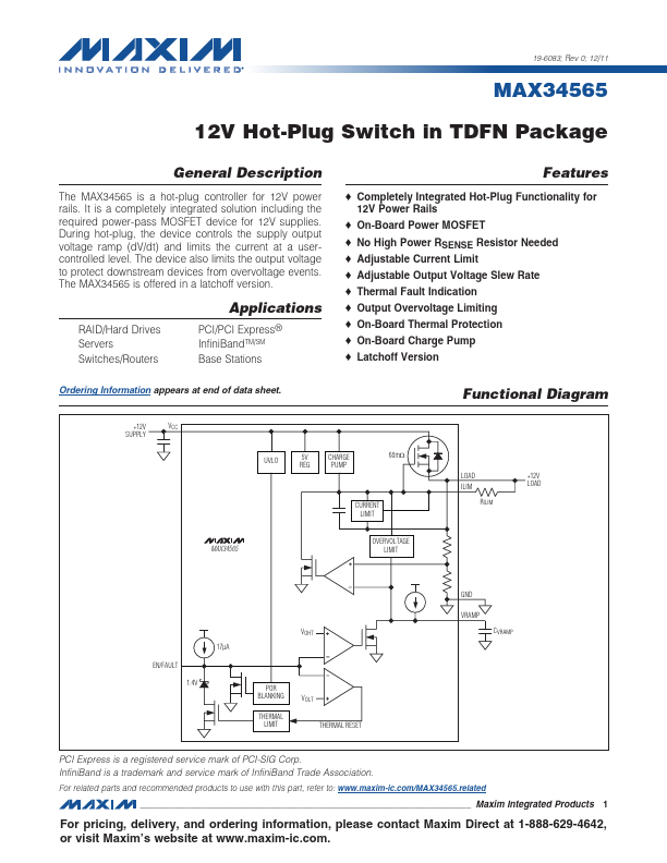 MAX34565 Maxim Integrated Products