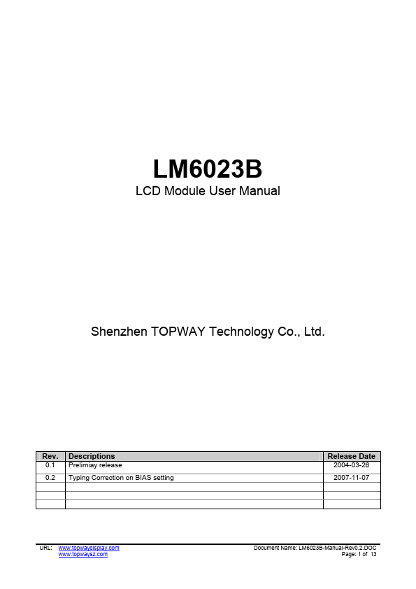 LM6023B