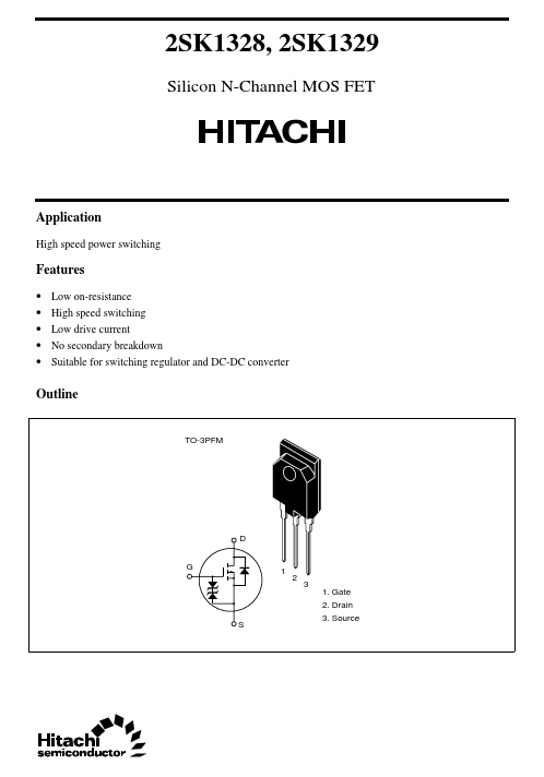 2SK1329 Hitachi Semiconductor