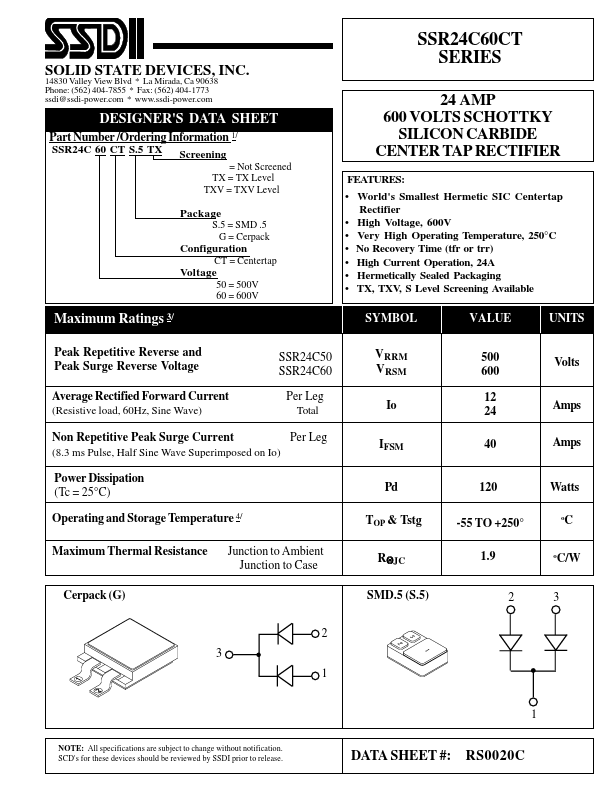 <?=SSR24C60CT?> डेटा पत्रक पीडीएफ