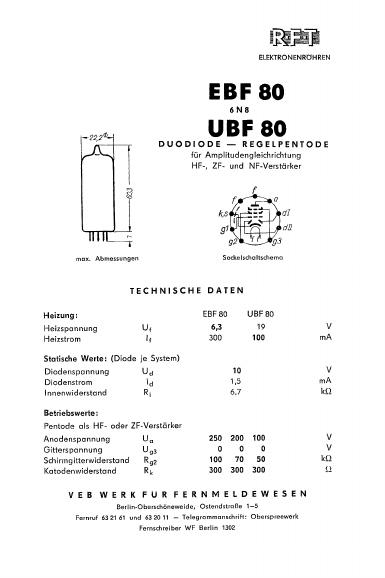 EBF80 RFT