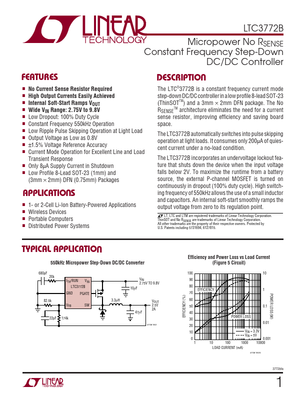<?=LTC3772B?> डेटा पत्रक पीडीएफ