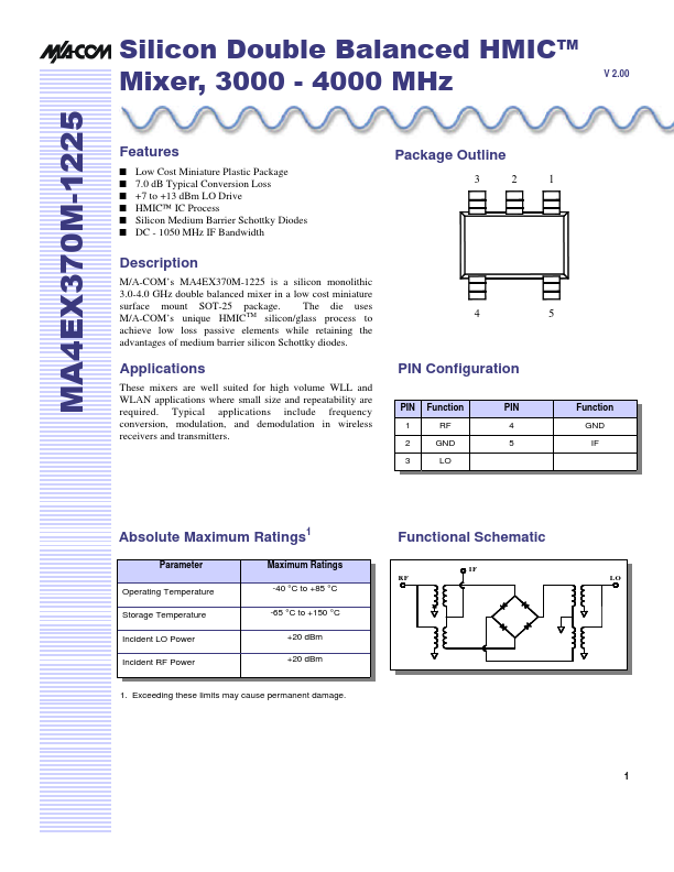 MA4EX370M-1225