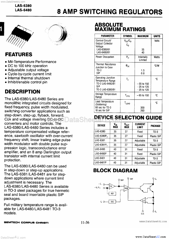 <?=LAS-6380?> डेटा पत्रक पीडीएफ