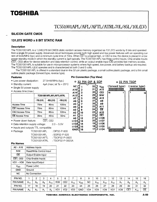 TC551001ATRL-70LV