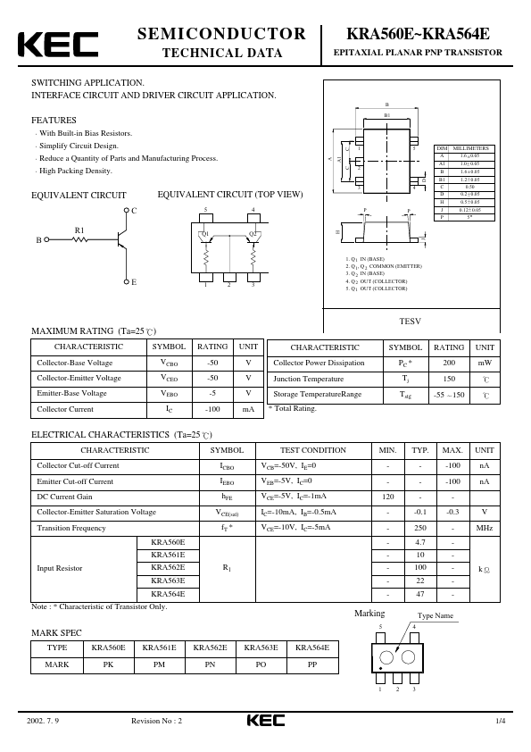 KRA564E Korea Electronics