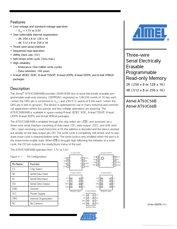 AT93C66B ATMEL