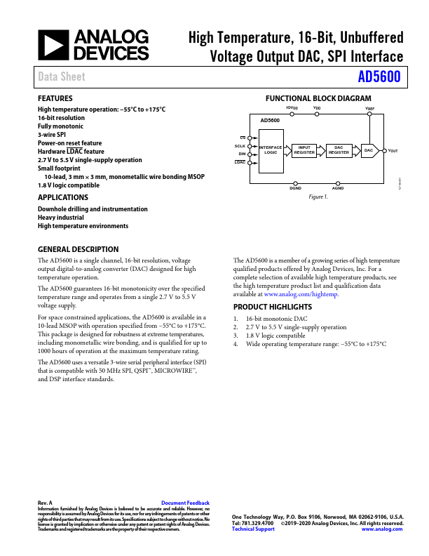 AD5600 Analog Devices