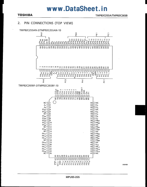 TMP82C265BF