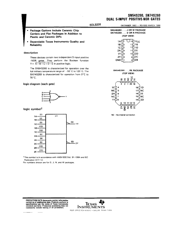 SN74S260