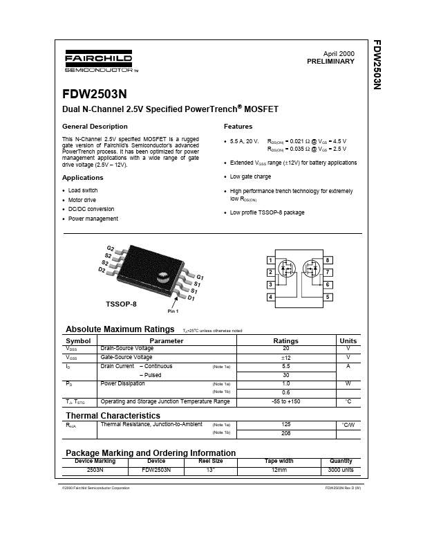 <?=FDW2503N?> डेटा पत्रक पीडीएफ