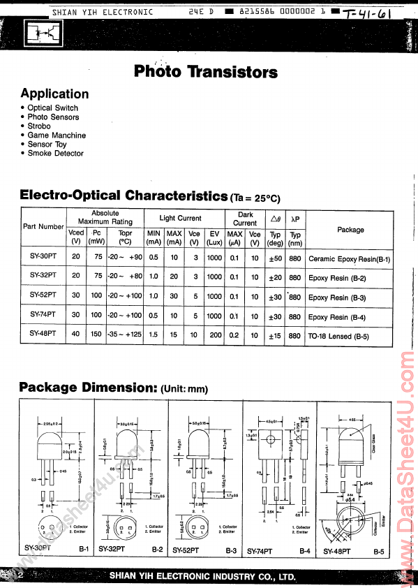 <?=SY-30PT?> डेटा पत्रक पीडीएफ