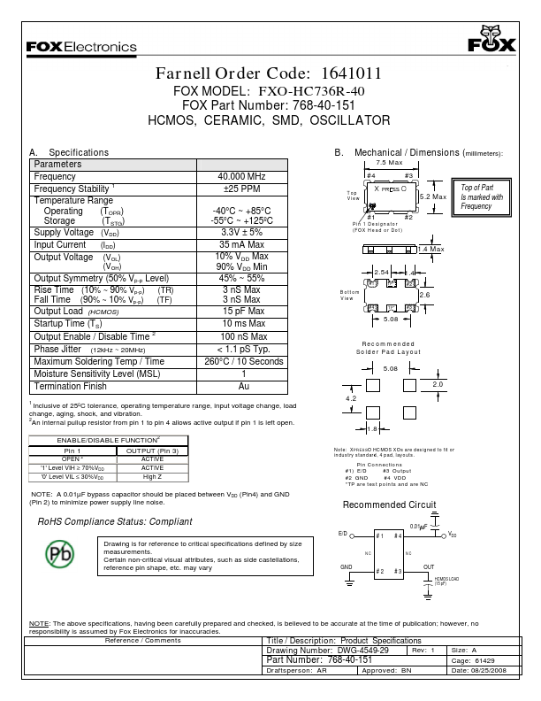 FXO-HC736R-40