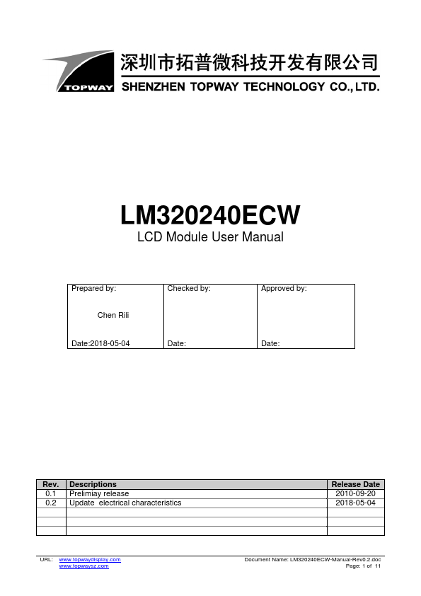 LM320240ECW