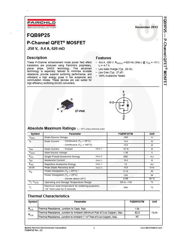 <?=FQB9P25?> डेटा पत्रक पीडीएफ