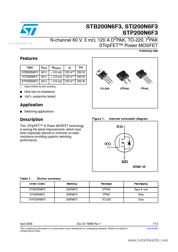 STP200N6F3