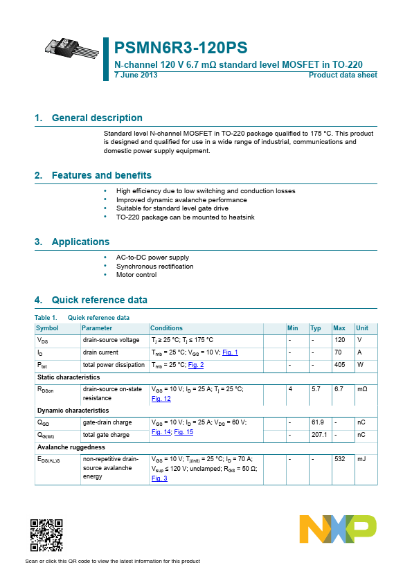 PSMN6R3-120PS