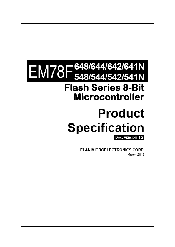 EM78F541N