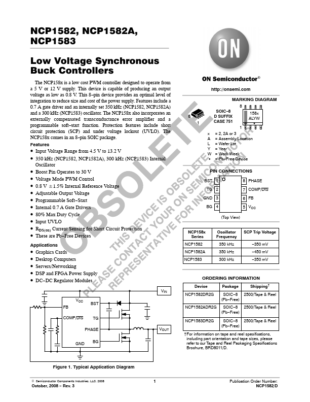 NCP1582A ON Semiconductor