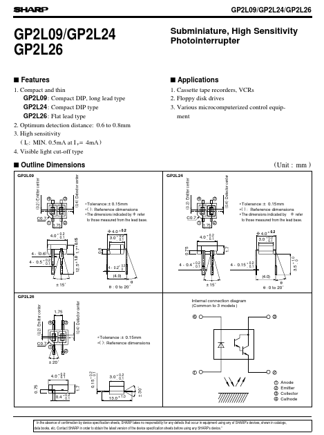 GP2L09 Sharp Electrionic Components