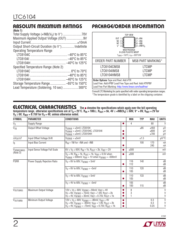 LTC6104