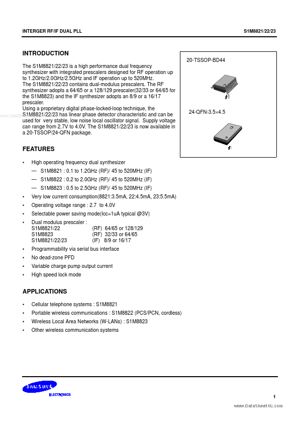 <?=S1M8822?> डेटा पत्रक पीडीएफ