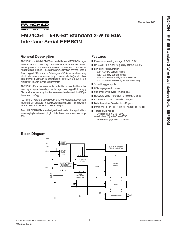 24C64 FairchildSemiconductor