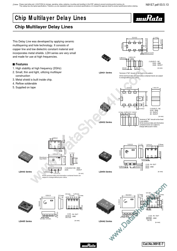 <?=LDH43060PAAA-830?> डेटा पत्रक पीडीएफ