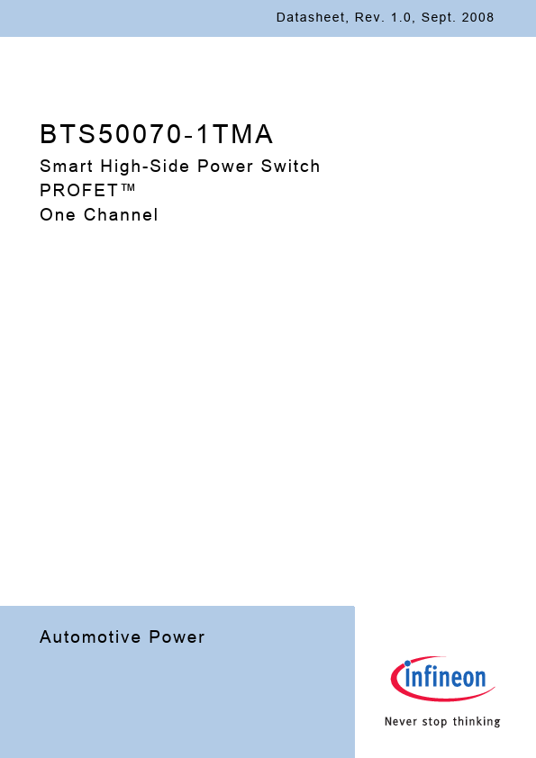 BTS50070-1TMA Infineon Technologies