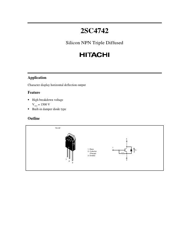 2SC4742 Hitachi Semiconductor