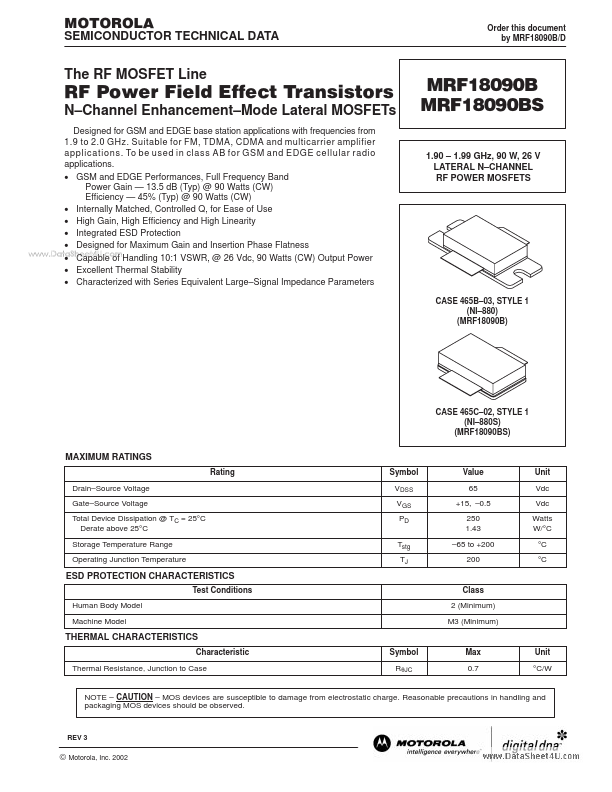 MRF18090B Motorola