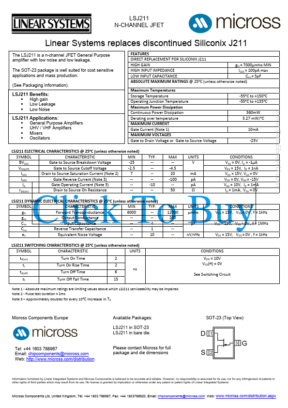 LSJ211 Micross