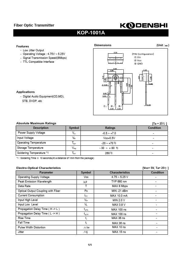 KOP-1001A