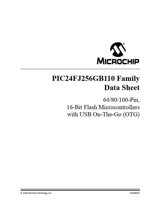 PIC24FJ256GB106 Microchip Technology