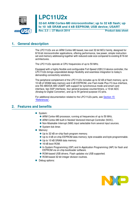 LPC11U22 NXP