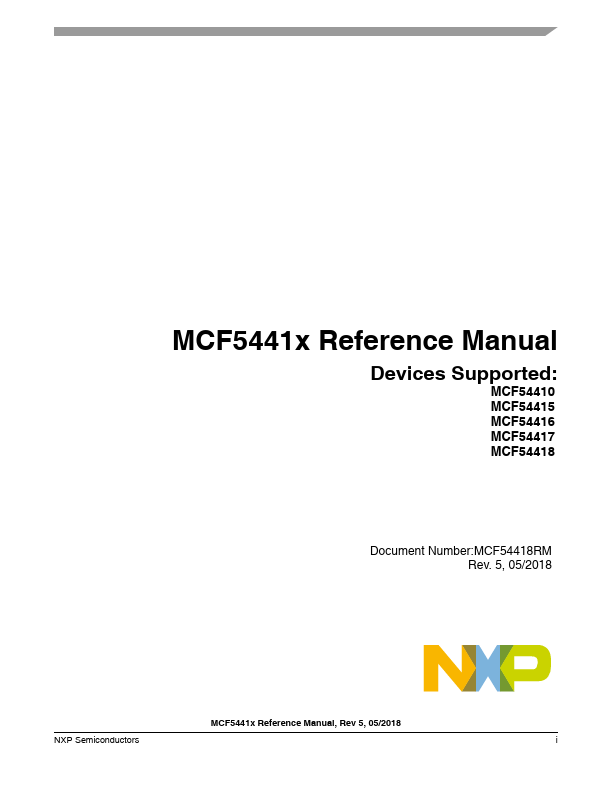MCF54418 NXP
