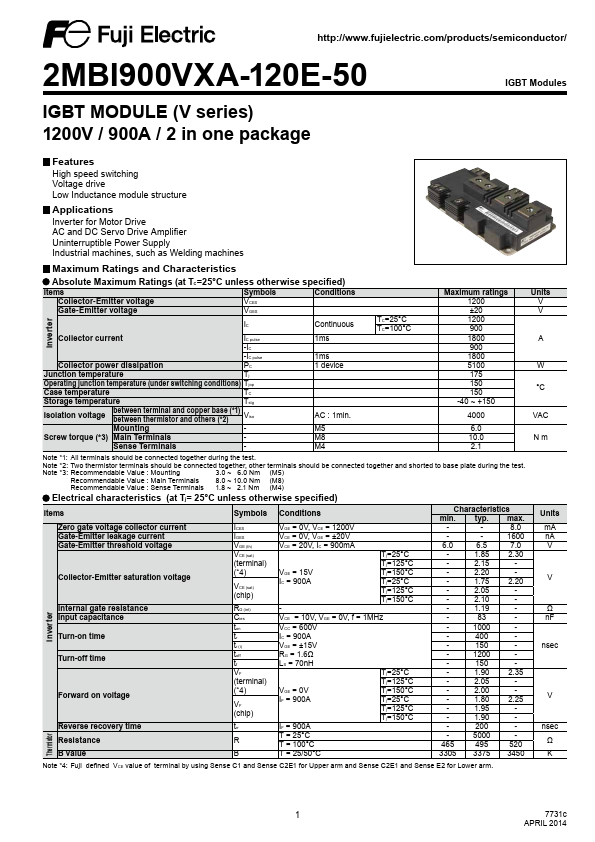 2MBI900VXA-120E-50