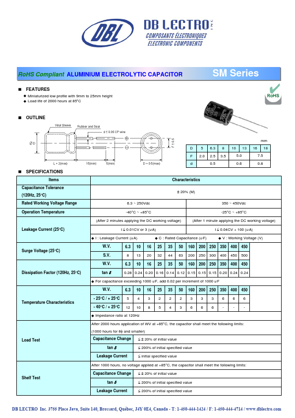 SM1V221MT DB Lectro