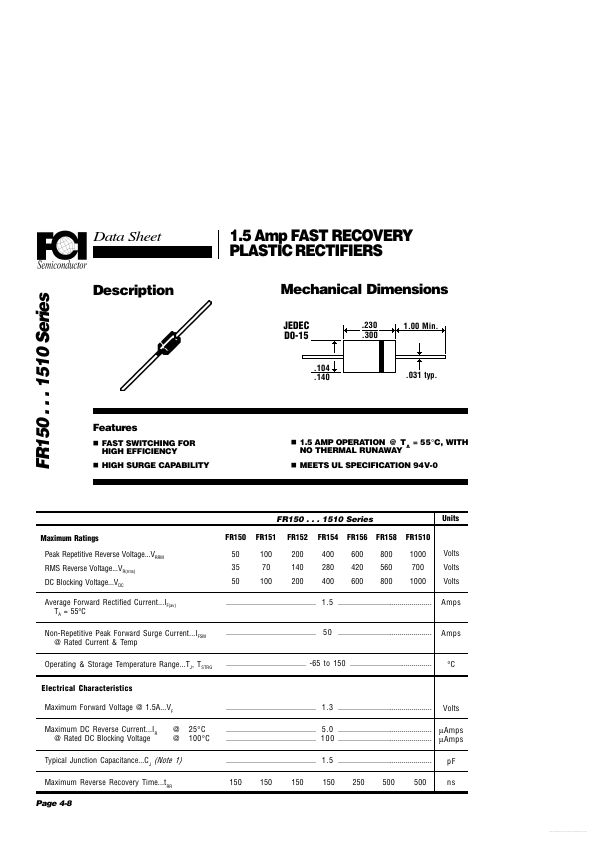 FR150 FCI