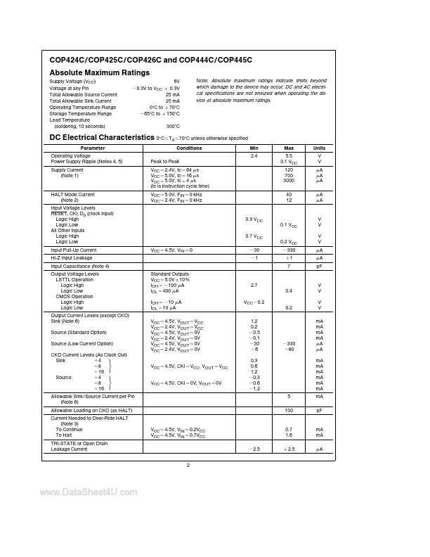 COP426C