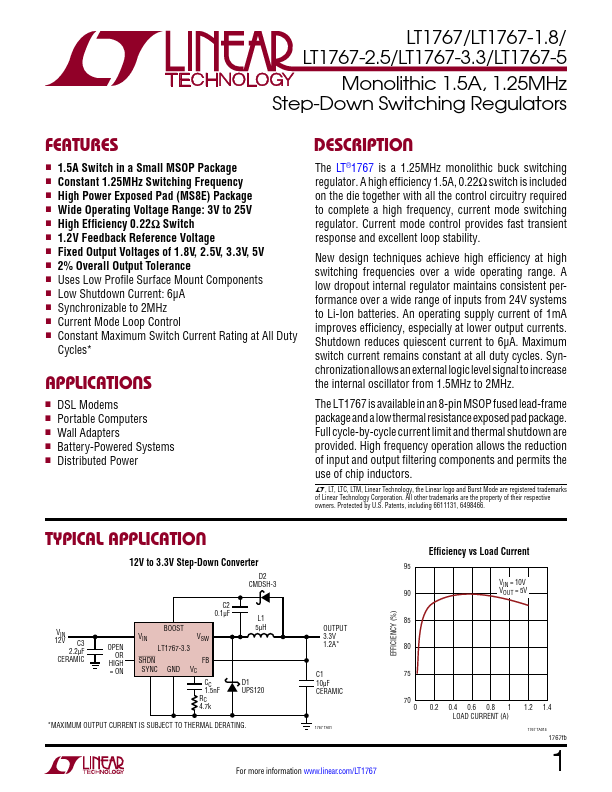 LT1767-3.3 Linear Technology