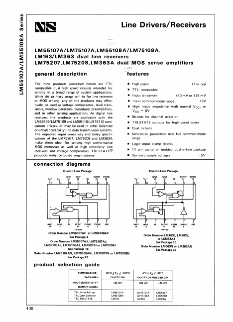 LM55107A National Semiconductor