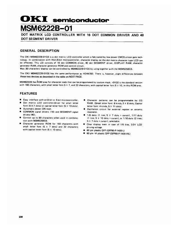 MSM6222B-01