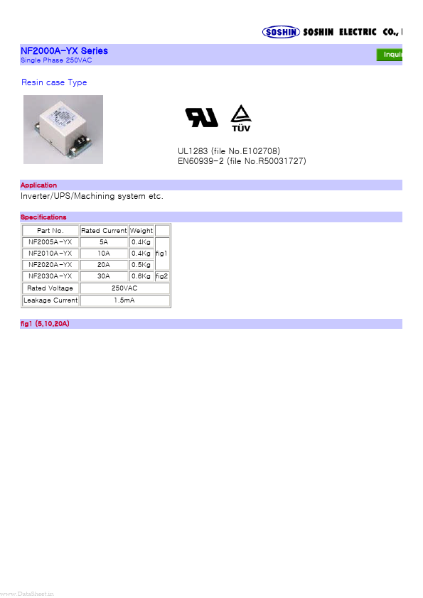 <?=NF2010A-YX?> डेटा पत्रक पीडीएफ