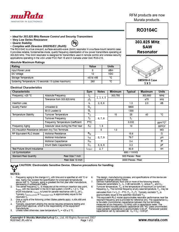 RO3104C